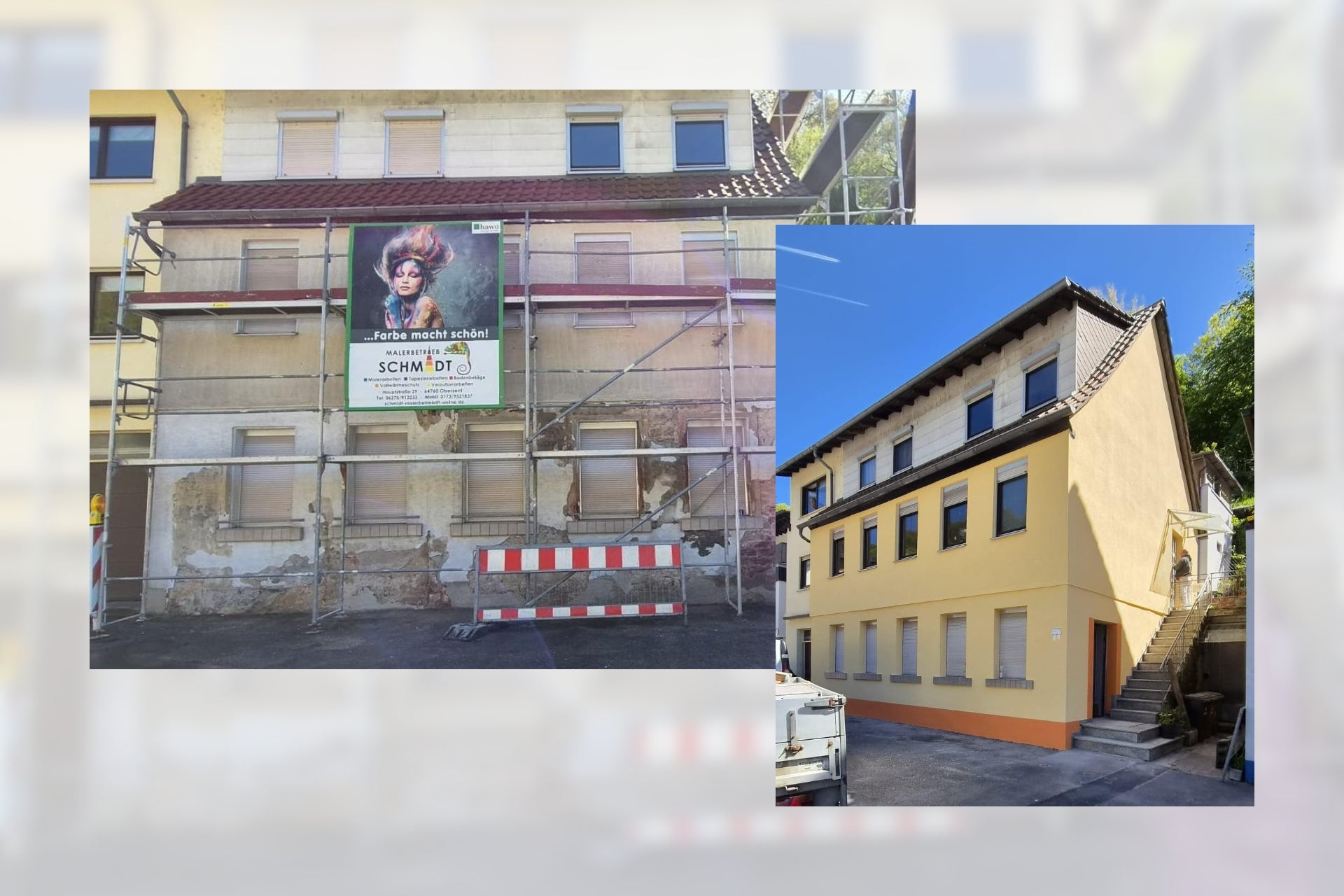 Fassadenrenovierung in Hirschhorn